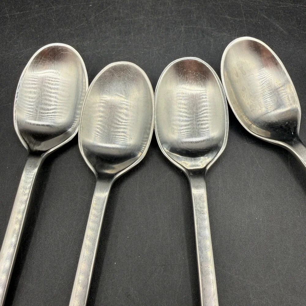 Dansk Kobenhavn Set‎ of 4 Place Soup Spoons Stainless Flatware Replacements MCM